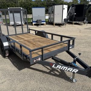 2027 LAMAR 60X10 UC UTILITY TRAILER WITH 3500LB AXLE RO8965