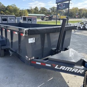 2027 LAMAR 16X83 DT 16K LOW-PRO DUMP TRAILER 2-8000LB AXLES RO9835