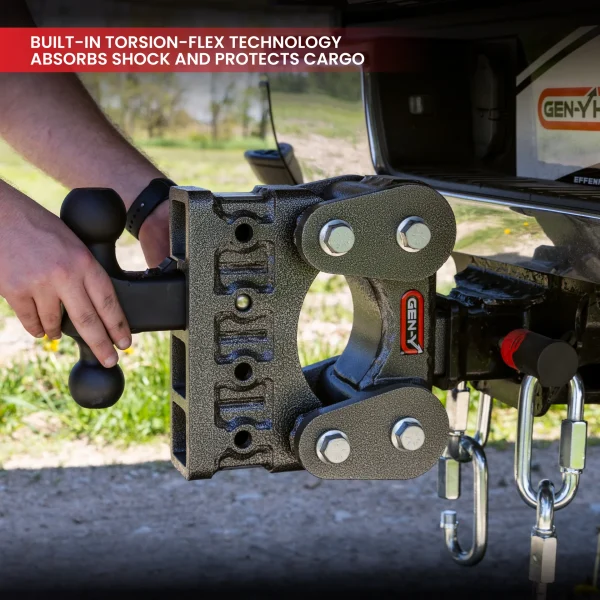 The Boss Torsion Hitch hooked up