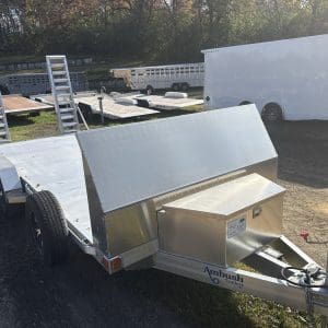 2026 AMBUSH 81X18 EQUIPMENT TRAILER WITH 2-5200LB AXLES RO4819