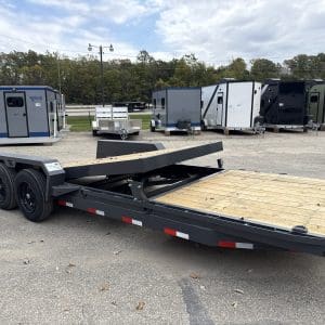 LAMAR 22X83 TD-14K EQUIPMENT TILT BED WITH 2-7000LB AXLES RO9870